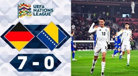 Germany vs Bosnia &amp; Herzegovina 7-0 Highlights Goals - Nations League 2024