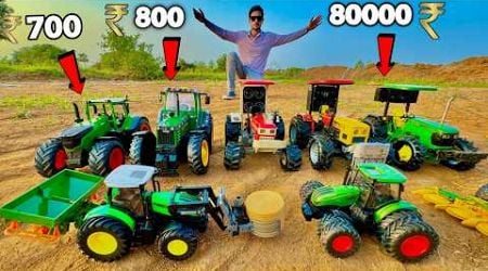 RC Expensive Handmade Tractor Vs RC Low Cost Tractors track test