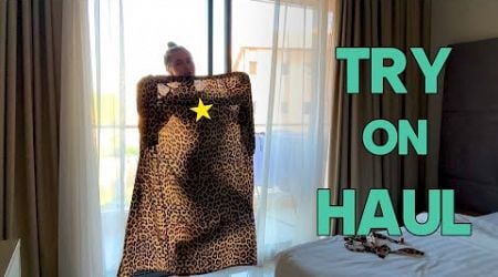 [4K] Leopard Transparent Robe Dance | Try On Haul Clothes | Get Ready with Kitty Kissess