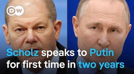 Germany&#39;s Scholz urges Putin to be prepared to negotiate with Ukraine | DW News