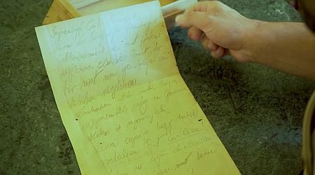 VIDEO: 100-year-old love letter discovered in Budapest confectionery box