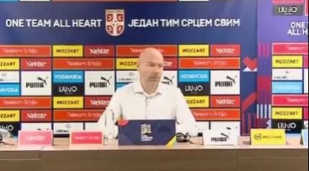 Is this the shortest press conference ever? Denmark manager leaves after 20 seconds