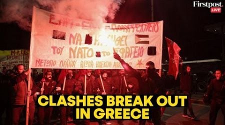 LIVE: Clashes Erupt During 1973 Anniversary March in Greece As Thousands Show Support for Palestine