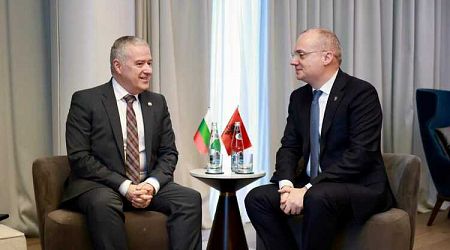 Bulgaria's Foreign Minister Confers with Albanian Counterpart