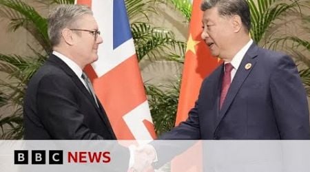 UK Prime Minister Keir Starmer meets China President Xi Jinping at G20 summit | BBC News