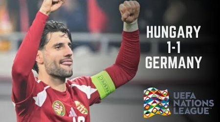 SZOBOSZLAI&#39;s PANENKA Shines in UEFA Nations League Thriller | Hungary vs Germany 1-1 | Highlights