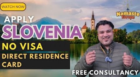 Slovenia Jobs offers no Visa direct residence card.#slovenia #jobs 2025