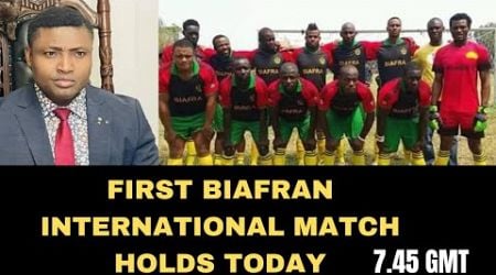 First Biafran International amatch Holds today against Denmark (Unbelievable)