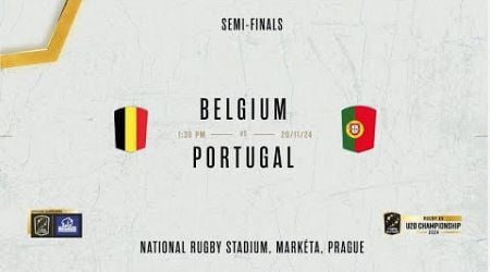 BELGIUM vs PORTUGAL - RUGBY EUROPE U20 CHAMPIONSHIP 2024