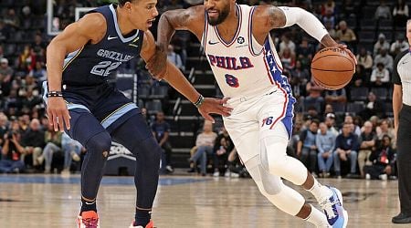 PG suffers same knee injury, exits loss to Grizzlies