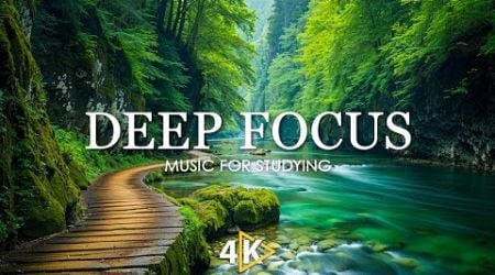 Deep Focus Music To Improve Concentration - 12 Hours of Ambient Study Music to Concentrate #819