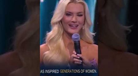 Miss Denmark Winning Answer Miss Universe 2024 #missuniverse #missuniverso