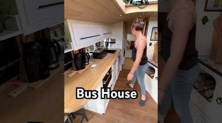 Young couple converted bus into a house