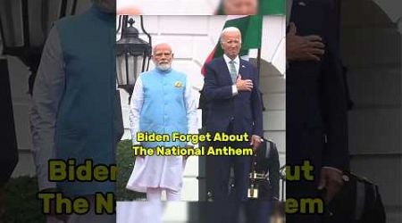 Great leaders always respect the national anthem #shorts #putin #modi #biden