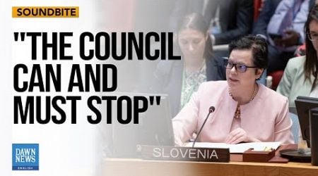 Slovenia Says &#39;There Is An Entire Generation Of Children In Gaza We Are Failing&#39; | Dawn News English