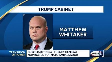 Trump nominates Whitaker, McMahon for second administration