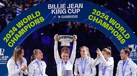 Jasmine Paolini Shines As Italy Beat Slovakia To Win Billie Jean King Cup For 5th Time