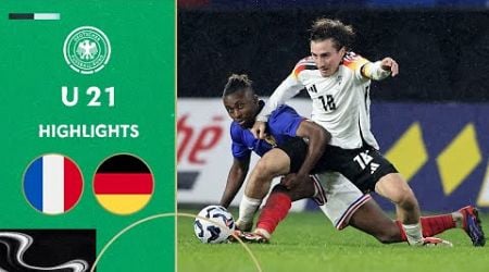 Double lead gambled away | France vs. Germany 1-2 | Highlights | Under-21 Friendly