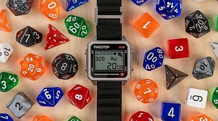 This digital D&D watch lets you roll a fireball from your wrist