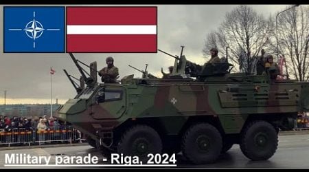 Latvia military parade 2024