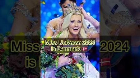 Miss Universe 2024 is Victoria Kjaer from Denmark #missuniverse2024 #missuniverso #missuniverse