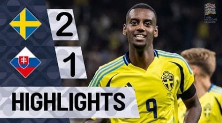 Sweden vs Slovakia 2-1 Highlights Goals | Nations League 2024