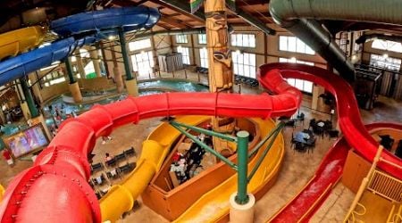 Totem Towers Body Slides at Great Wolf Lodge Kansas City