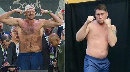 Darren Till weighs almost as much as Tyson Fury for fight with brother Tommy