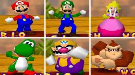 Mario Party 2 - All Winning Animations