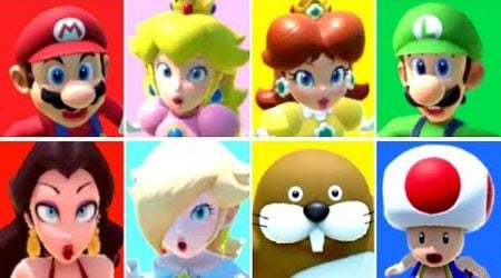 Super Mario Party Jamboree - All Character Super Star Animations