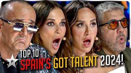 Spain&#39;s Got Talent 2024: Top 10 Auditions!