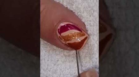 Thanksgiving Nail Art | Marble Fall Festive Nails | #naildesign