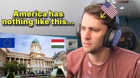 American reacts to Budapest, Hungary