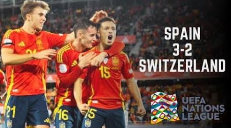 Spain Switzerland 3-2 | All Goals &amp; Highlights | Epic UEFA Nations League Clash