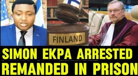 Breaking News: Simon Ekpa Arrested - Finland Court Remand Him In Prison #biafra #nnamdikanu #Ekpa