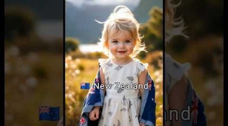 Cute Babies of the World - New Zealand, Singapore, United Kingdom - Is Your Country Next? #baby #ai