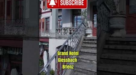 Grand Hotel Giessbach Brienz Switzerland #instrumental #flute