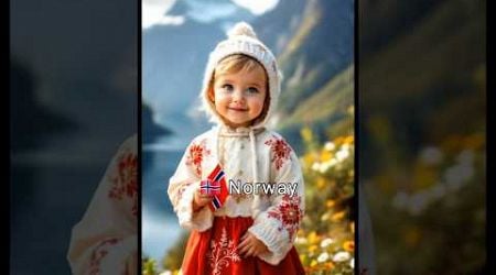 Cute Babies of the World - Norway, Ireland, Austria - Is Your Country Next? #baby #cute #ai