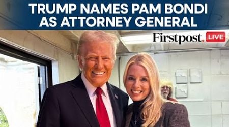 LIVE: Trump Selects Pam Bondi As Attorney General Following Matt Gaetz&#39;s Withdrawal