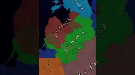 Lithuania VS Latvia #geopolitics #ageofcivilizations2 #map #ageofhistory2 #europe #ageofhistory #aoh