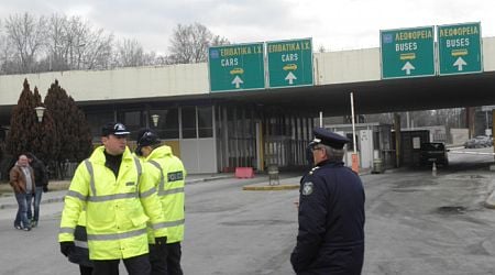 Greece reinforces police at Promakhon checkpoint on border with Bulgaria to speed up border crossing