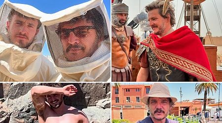 'Gladiator 2' Behind the Scenes Photos With Pedro Pascal and Paul Mescal