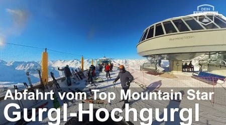 Gurgl: Piste vom Wurmkogel zur Timmelsjoch-Mautstelle