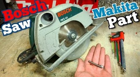 How to repair the safety guard on an old Bosch PKS66 Saw when the parts are no longer available