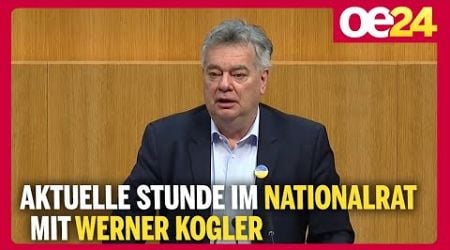 Aktuelle Stunde im Nationalrat mit Werner Kogler