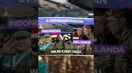 5 Perbandingan Indonesia VS Belanda #shorts #vs #indonesia #netherlands #fakta #top5 #military