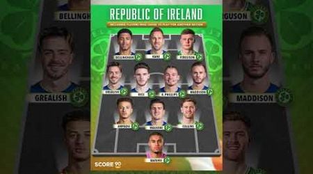 Can this squad help REPUBLIC OF IRELAND win the Euro? #football #shorts #bellingham #ireland #rice