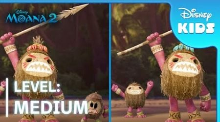 Spot the Difference | Level: MEDIUM | Moana 2 | Disney Kids