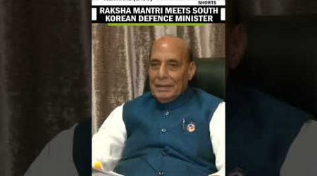 Defence Minister Rajnath Singh meets South Korean Defence Minister Kim Yong Hyun in Laos