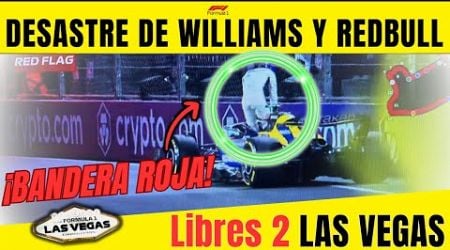 F1 LIBRES VEGAS: FRANCO COLAPINTO Y ALBON DE VUELTA AL TRACTOR, MERCEDES ASUSTA Y REDBULL SE HUNDE